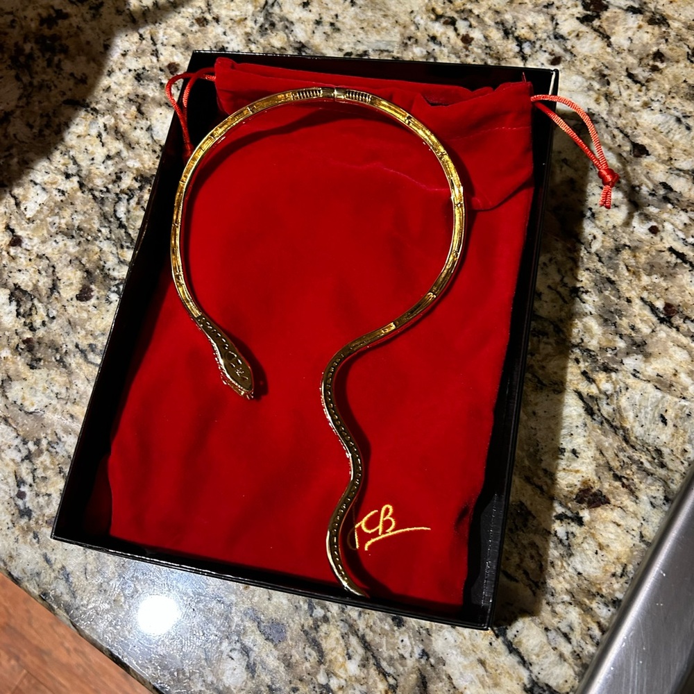 Jean-Charles Boisset Gold Snake Necklace - Picture 4 of 4